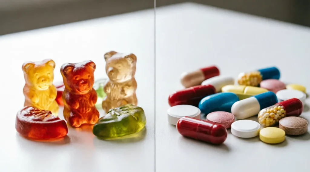 Pills beat gummies for potency and stability, but gummies…